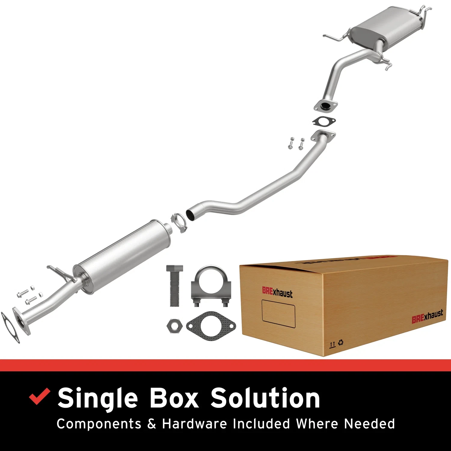 2011-2013 Kia Sorento Direct-Fit Replacement Exhaust System 106-0836